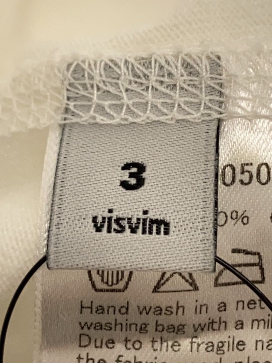 Visvim White Cotton V-neck T-shirt Size US L / EU 52-54 / 3 - 3 Thumbnail