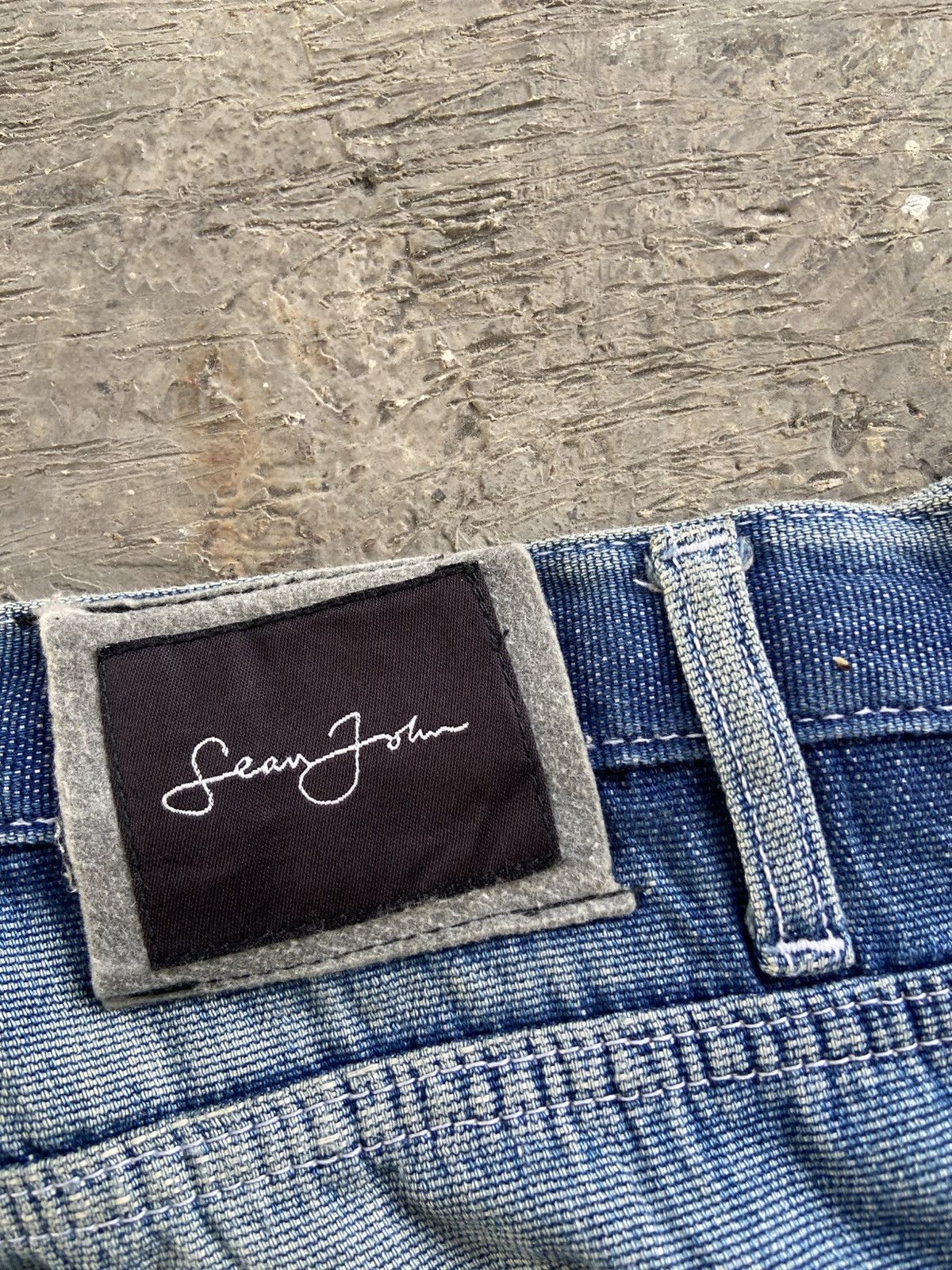Sean John 2000s Sean John - JNCO Hip Hop Style Baggy Denim Pants Size US 35 - 10 Thumbnail