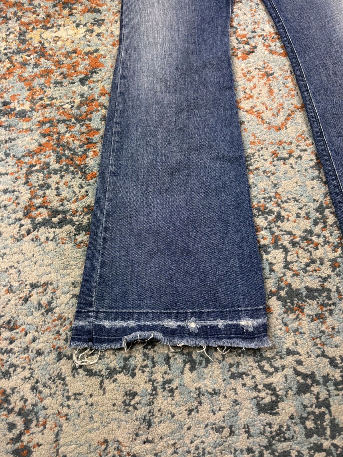 Zadig & Voltaire Vintage Y2K Zadig & Volaire flared denim slim fit hedi style Size US 27 - 9 Thumbnail