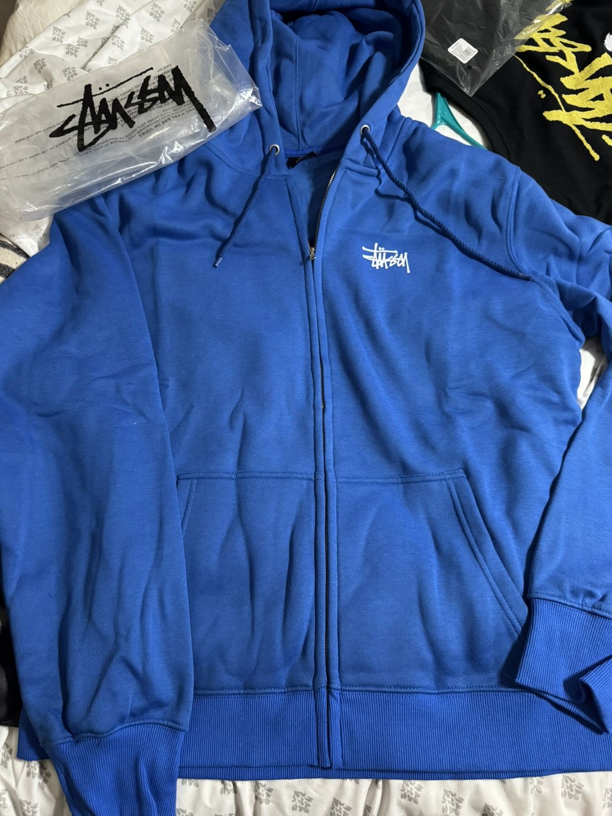 Stussy Stussy Basic Script Zip Up Hoodie XL NWOT Size US XL / EU 56 / 4 - 4 Thumbnail