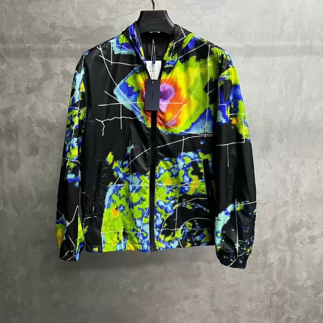 Prada Prada Printed Graphic Multi Jacket XS Women Size XS / US 0-2 / IT 36-38 - 1 Thumbnail
