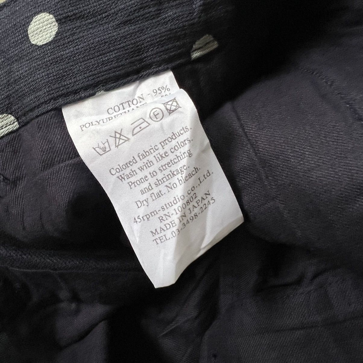 45rpm 45 rpm Japanese Polkadot Pants Size 29" - 9 Thumbnail