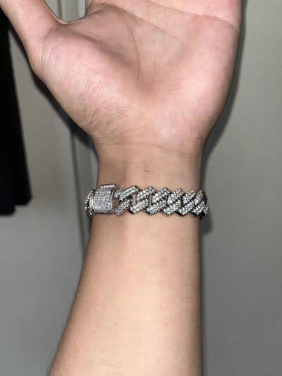 Other ICE Zircon Cuban Link Bracelet Size ONE SIZE - 3 Thumbnail