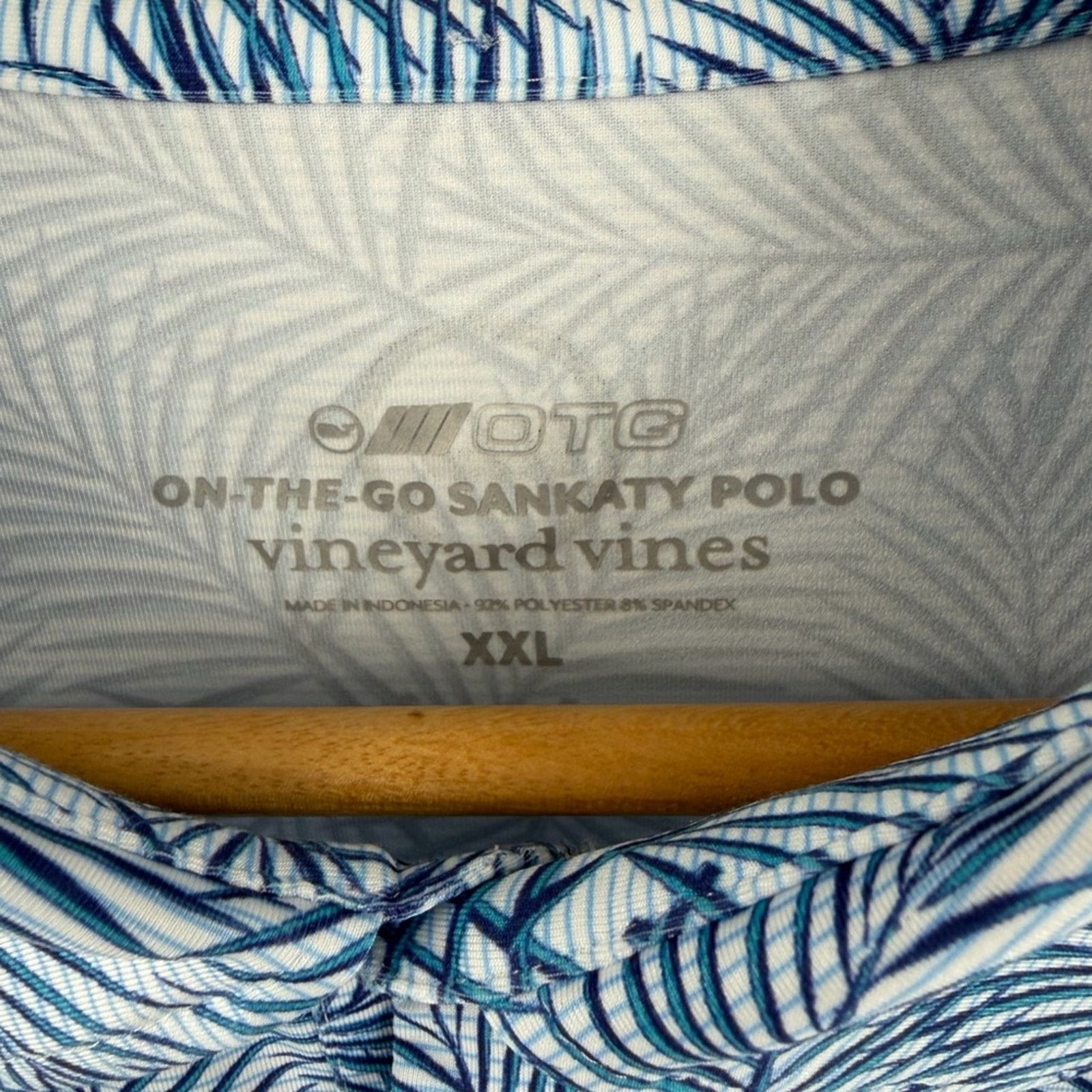 Vineyard Vines Vineyard Vines on the go tropical palm print polo XXL Size US XXL / EU 58 / 5 - 2 Thumbnail