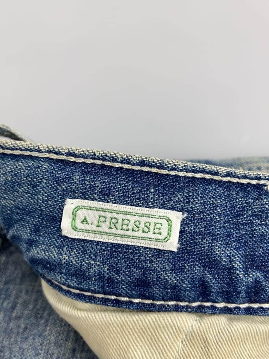 A.PRESSE Cotton Us Army Dungaree Denim Trousers Size US 30 / EU 46 - 4 Thumbnail
