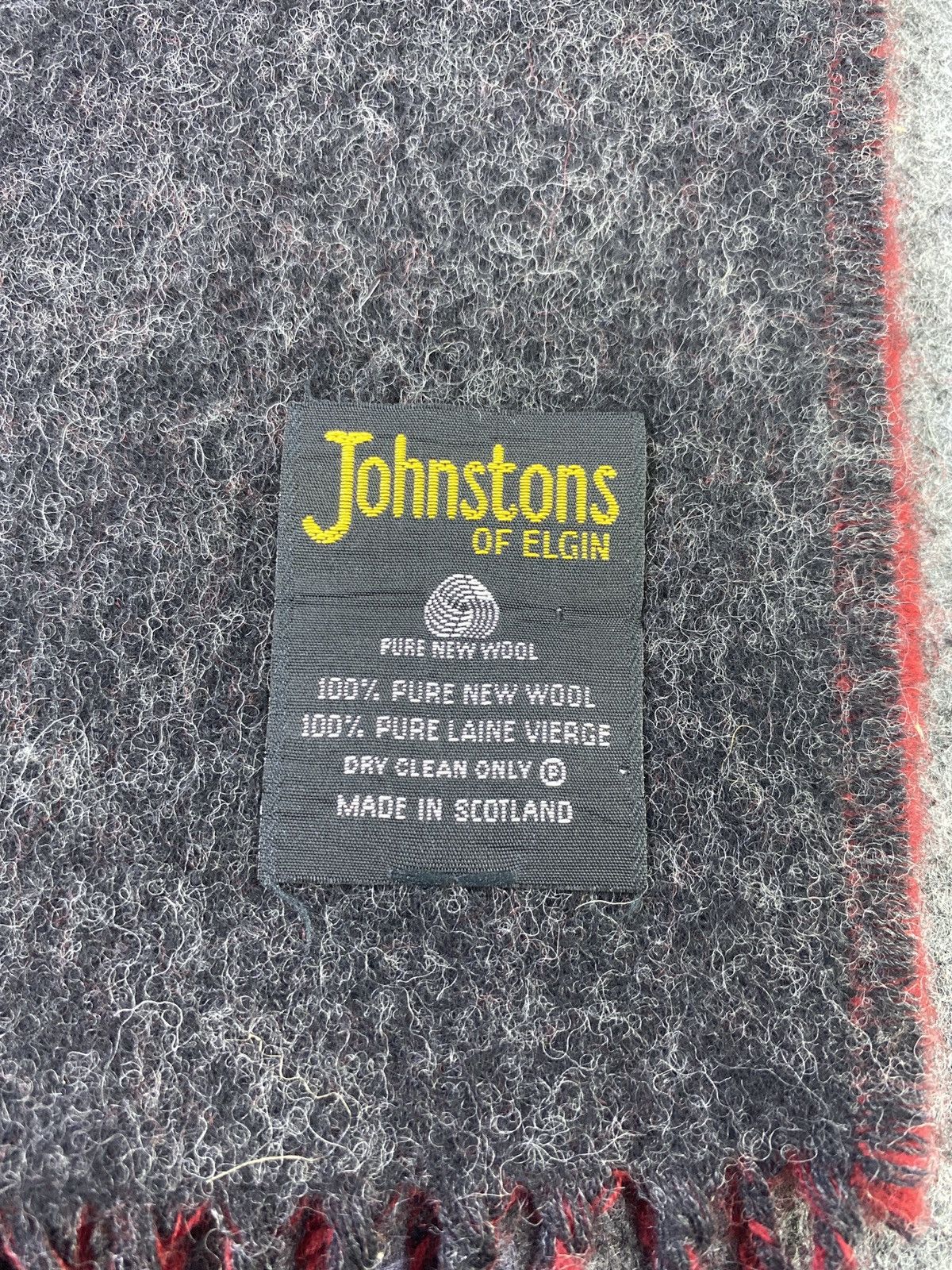 Johnstons Of Elgin × Vintage Johnstons Of Elgin Scarf / Muffler / Neckwear -T1019 Size ONE SIZE - 5 Thumbnail