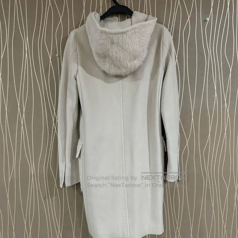 Max Mara MaxMara Women's Khaki Alpaca Wool Coat . Size XS / US 0-2 / IT 36-38 - 2 Thumbnail