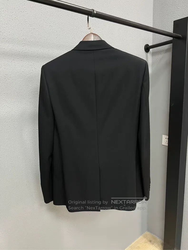 Saint Laurent Paris Saint Laurent Paris Satin Shawl Collar Suit Jacket Size US M / EU 48-50 / 2 - 2 Thumbnail
