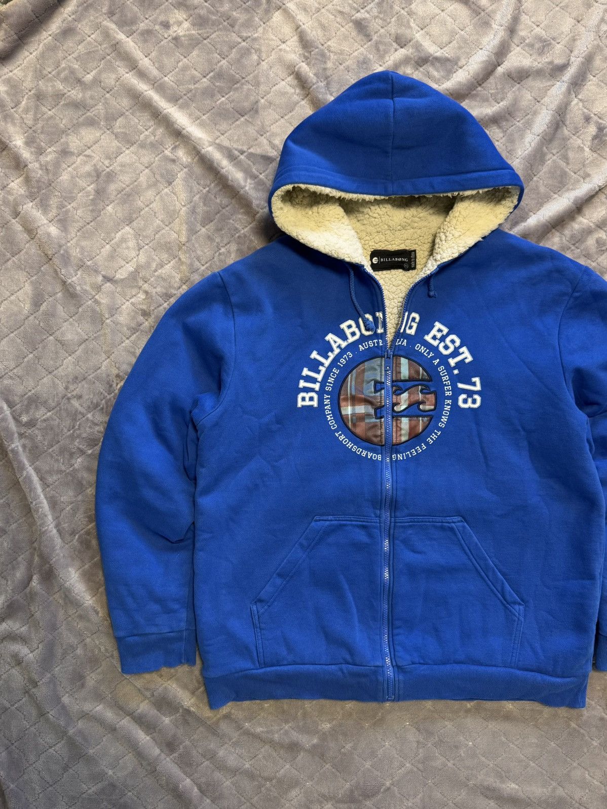 Billabong × Vintage Vintage y2k Billabong Surf Zip Up Hoodie Size US XL / EU 56 / 4 - 2 Thumbnail
