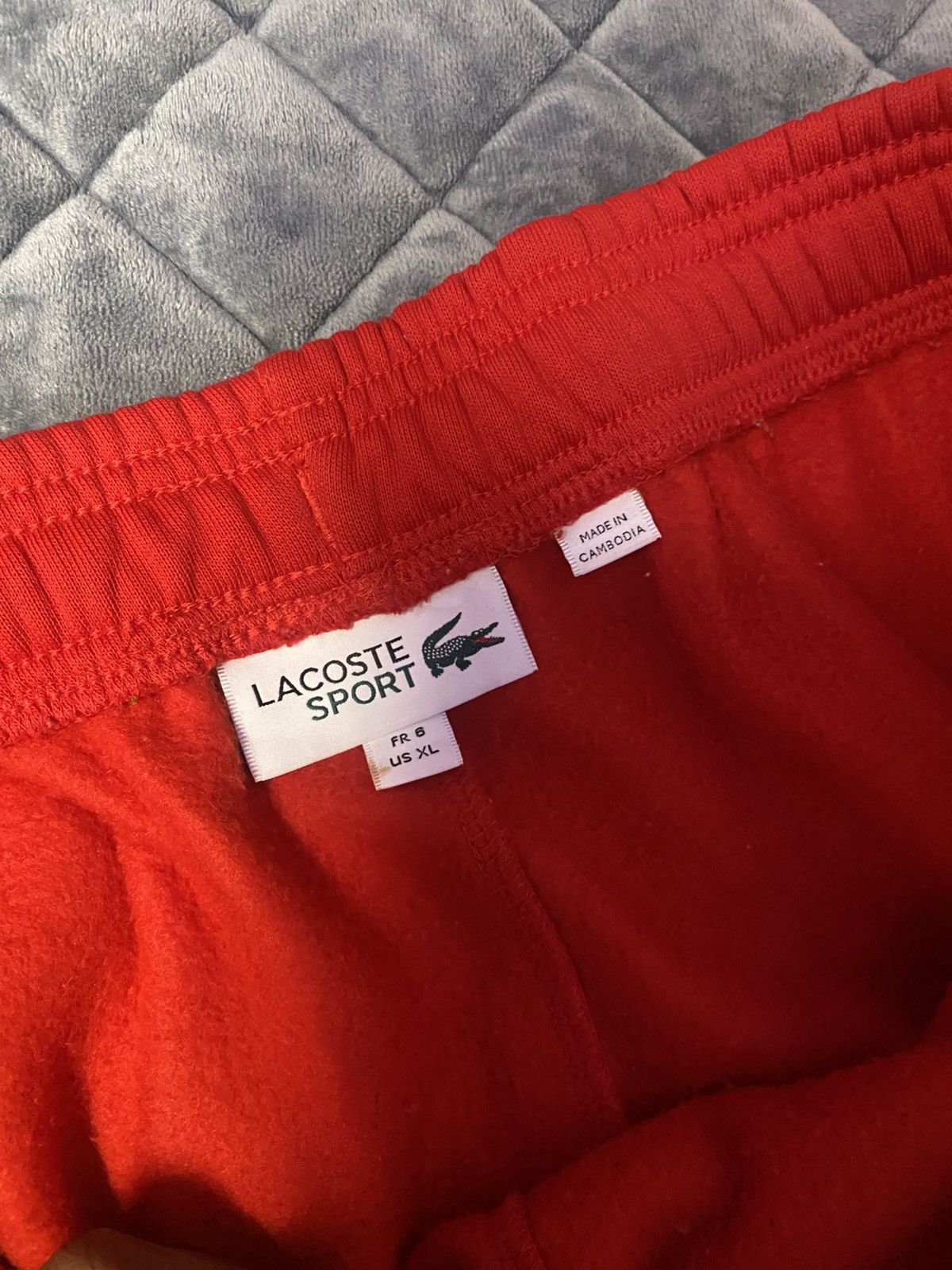 Lacoste Red lacoste sport jogger sweatpants Size US 32 / EU 48 - 2 Thumbnail