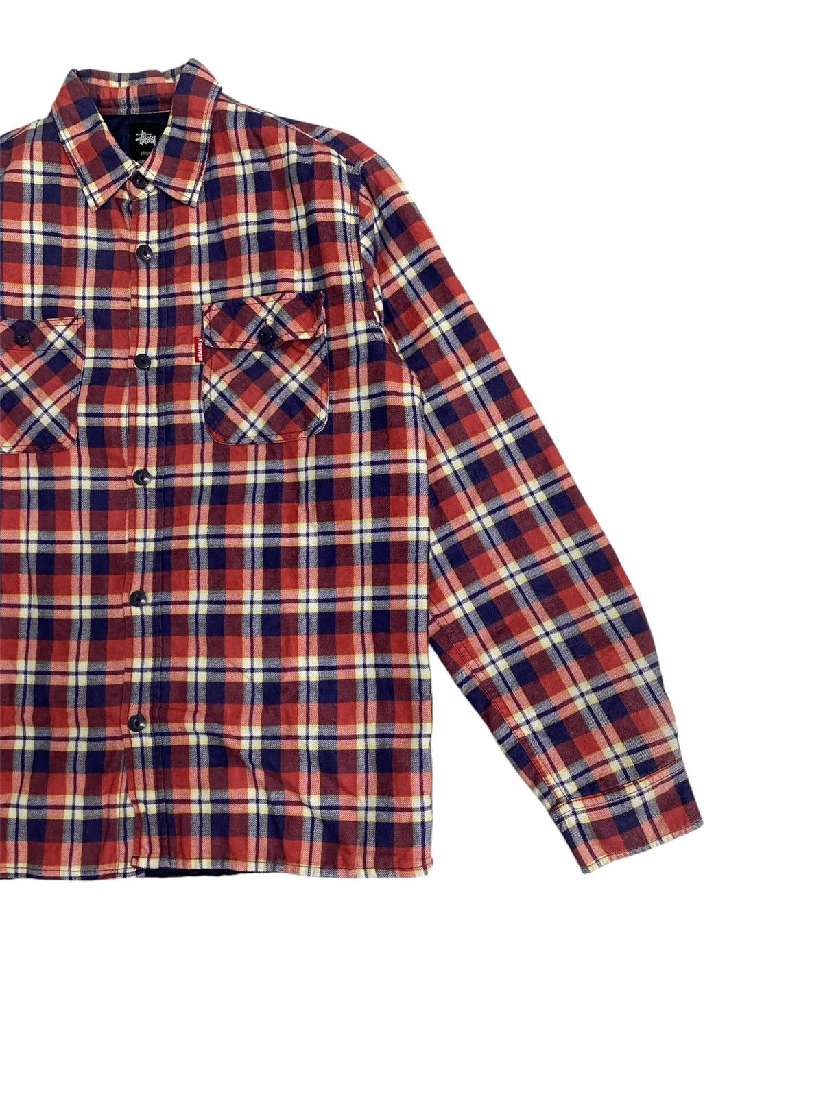 Stussy Stussy Flannel Button up Shirts Size US L / EU 52-54 / 3 - 4 Thumbnail