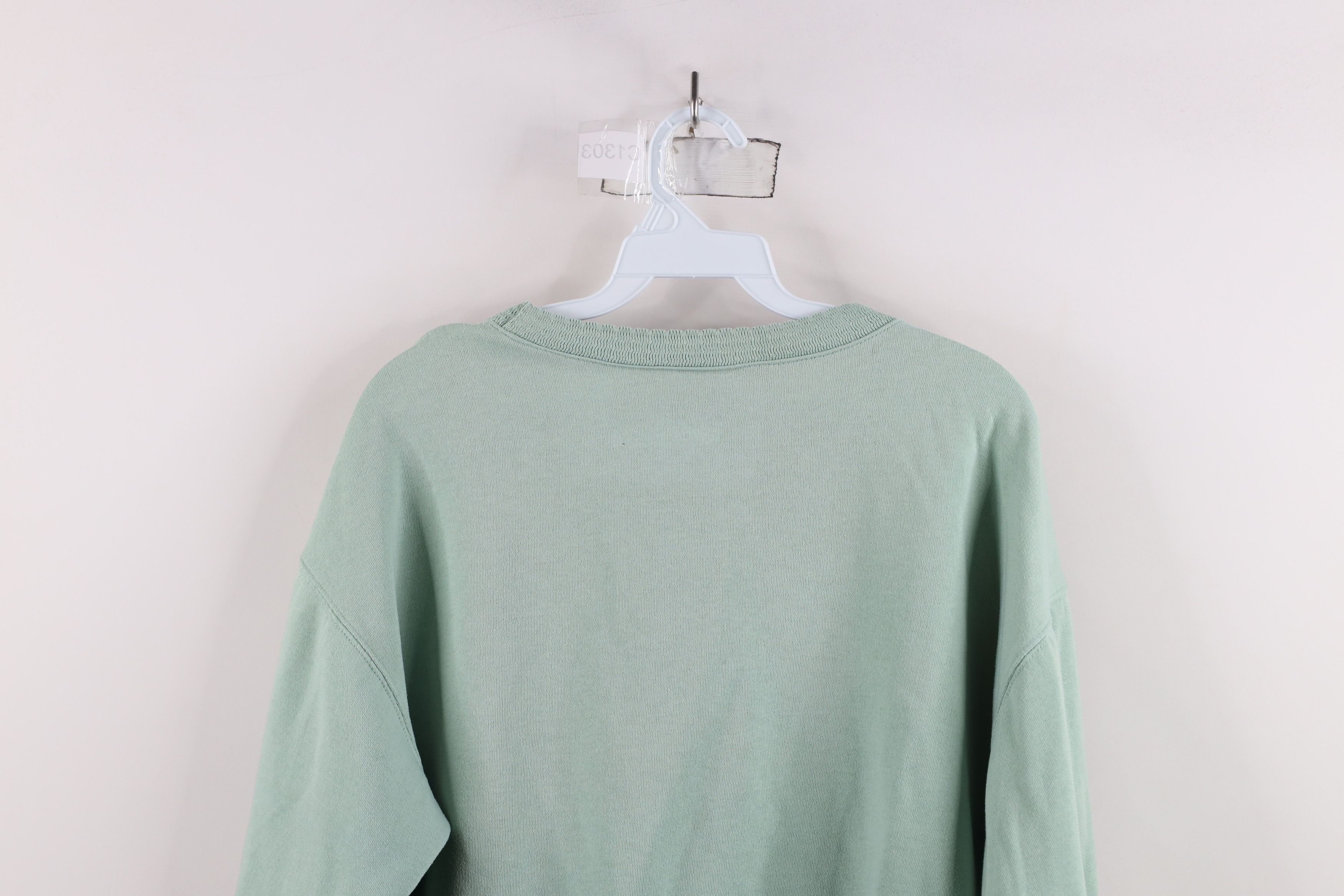 Vintage Vintage 90s Streetwear Nature Flower Floral Sweatshirt Green Size L / US 10 / IT 46 - 12 Thumbnail