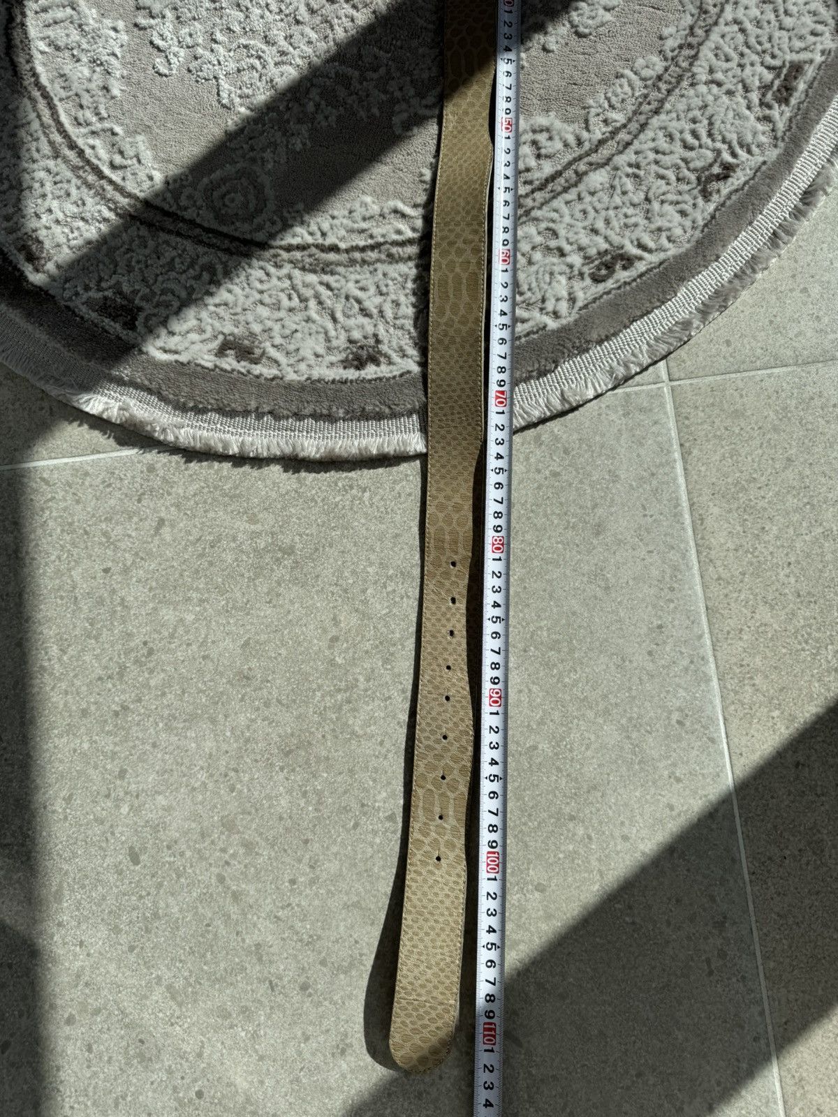 Guess Guess Big Metal Buckley Snake Print Vegan Faux Leather Belt Size ONE SIZE - 5 Thumbnail