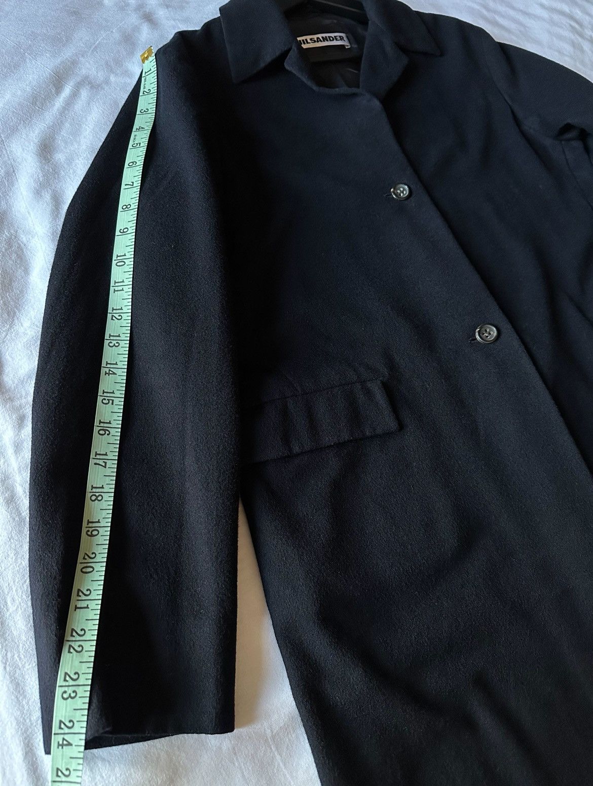 Jil Sander JIL SANDER Cashmere 100% Dark Blue Women Coat Size 34 Size XXS / US 00 / IT 34 - 15 Thumbnail