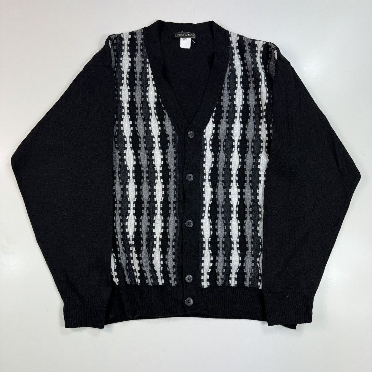Other Cardigan Cable Knit Boxy Carlo Colucci Style Old Money Size US L / EU 52-54 / 3 - 4 Thumbnail