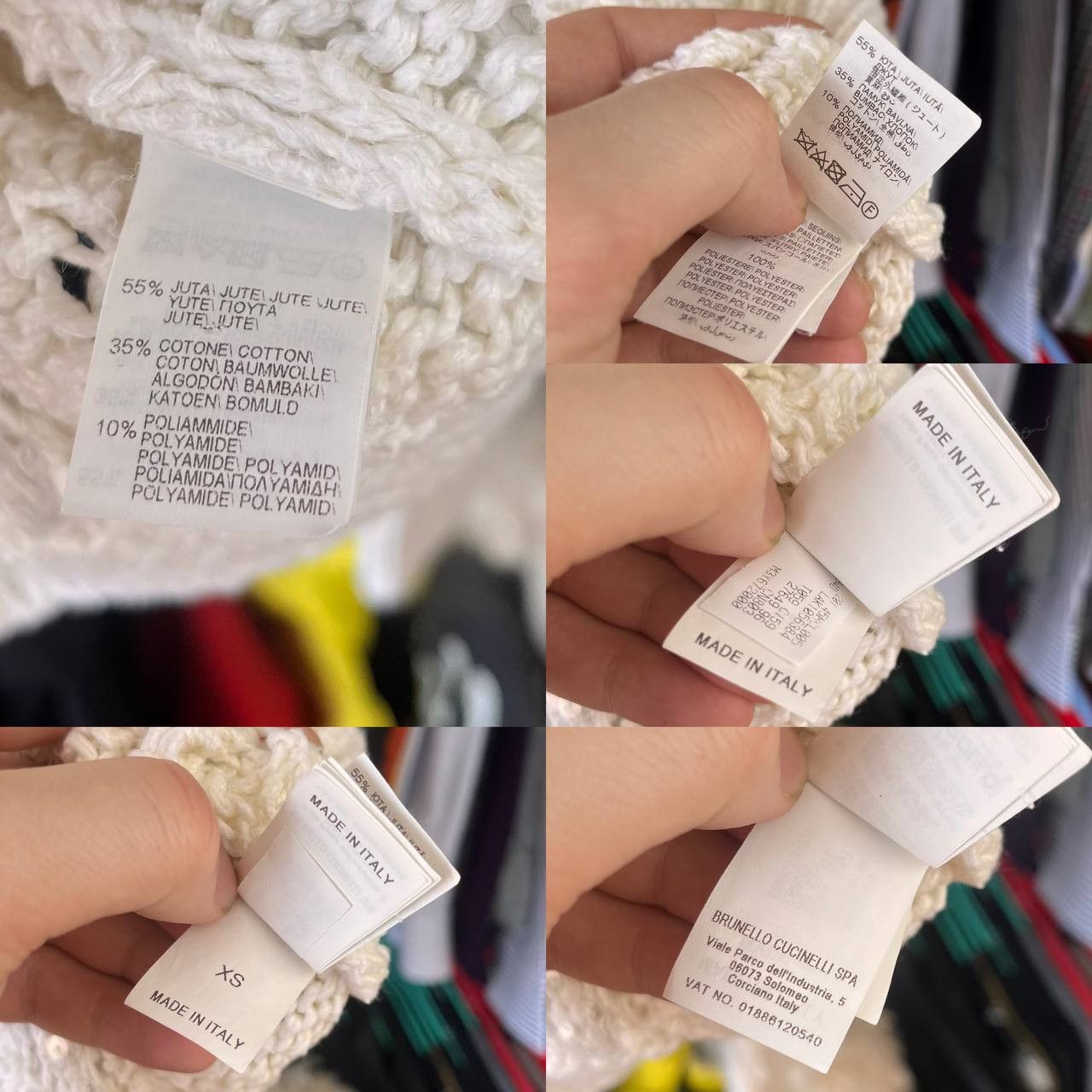 Brunello Cucinelli Brunello Cucinelli Cropped Sequin Cable Knit Sweater XS Size XS / US 0-2 / IT 36-38 - 16 Thumbnail