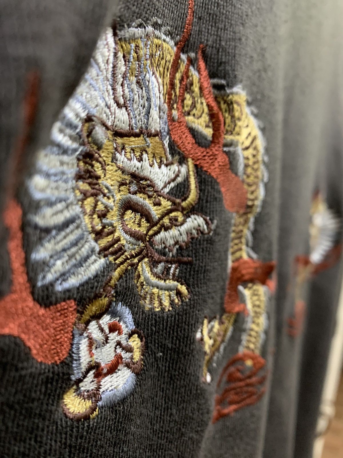 Japanese Brand Vintage Sukajan Dragon Japan Embroidery Crewneck Size US L / EU 52-54 / 3 - 4 Thumbnail