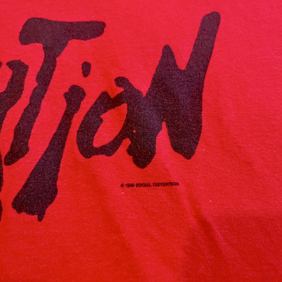 Band Tees × Vintage 1998 VTG Rare Social Distortion Ringer Crop Size US L / EU 52-54 / 3 - 2 Thumbnail