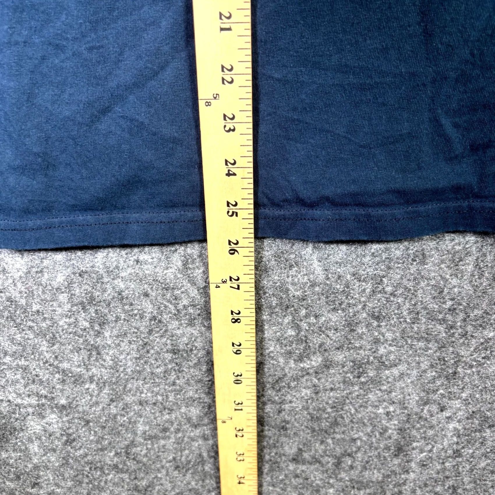 Vintage Yazbek Mens T-Shirt Blue Graphic Print Heavyweight Long Sleeve Crew Neck Medium, Logo Accent, Streetwear Size US M / EU 48-50 / 2 - 4 Thumbnail