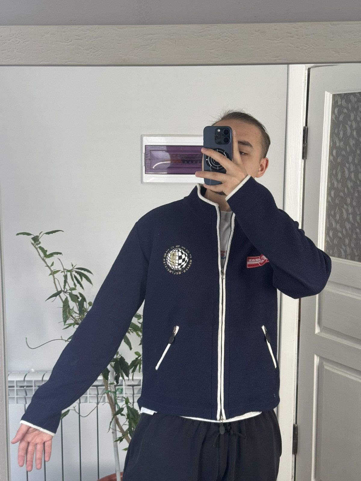 Porsche Design ARCHIVAL! Porsche Design Racing Fleece Jacket Size US M / EU 48-50 / 2 - 22 Thumbnail