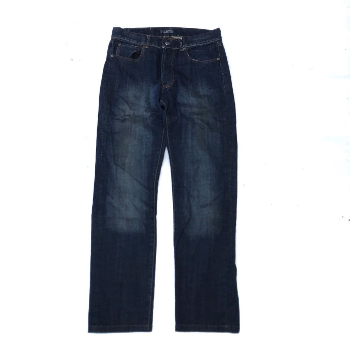 Massimo Osti × Stone Island Vintage Stone Island Denim jeans five pocket STONE ISLAND Size US 30 / EU 46 - 19 Thumbnail