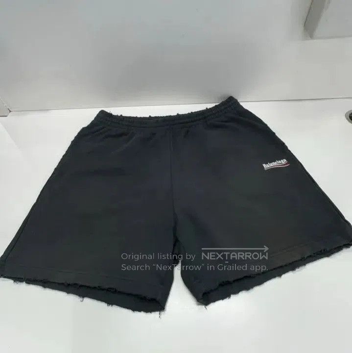 Balenciaga Balenciaga SS22 Logo Gray Sports Shorts. Size US 32 / EU 48 - 7 Thumbnail