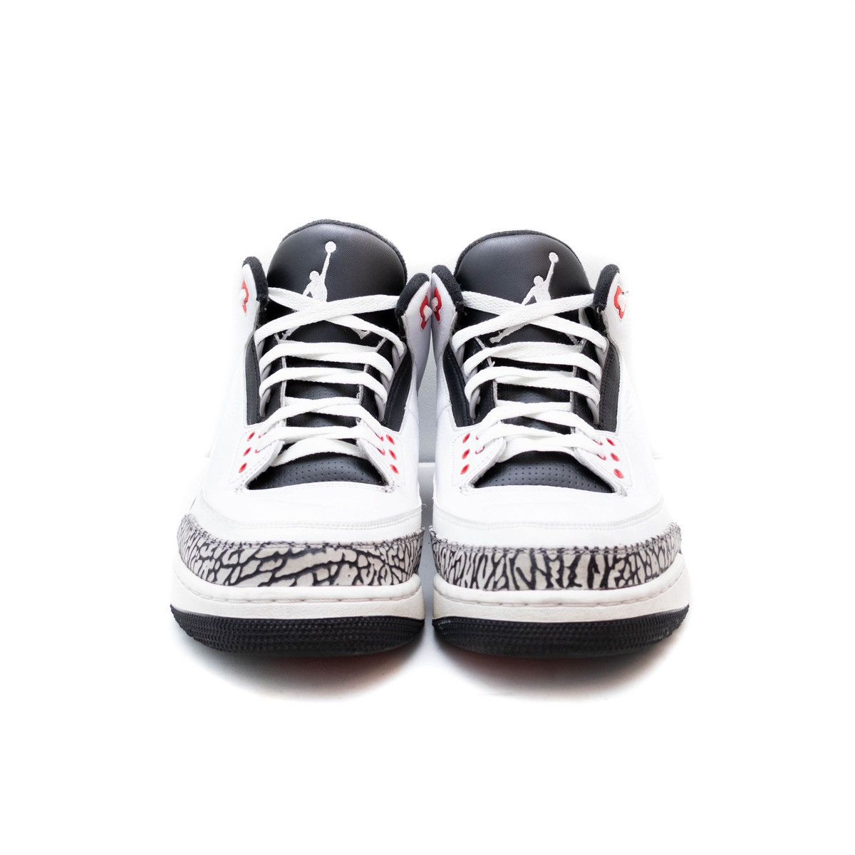 Jordan Brand NIKE AIR JORDAN 3 RETRO WHITE BLACK CEMENT GREY INFRARED 23 Size US 13 / EU 46 - 4 Thumbnail