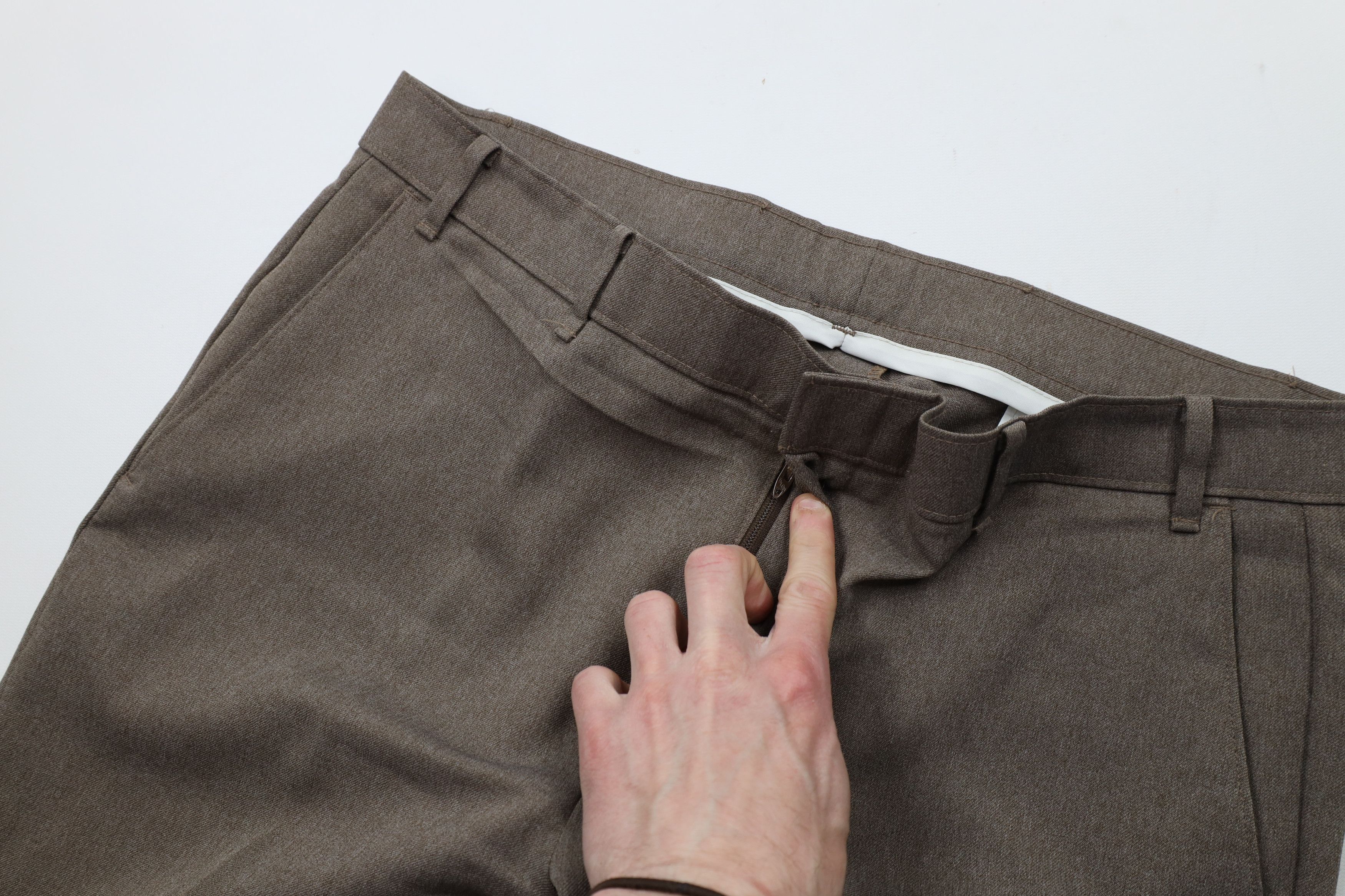 Levi's × Vintage Vintage 70s Levis Wide Leg Bell Bottoms Pants Beige USA Size US 38 / EU 54 - 6 Thumbnail