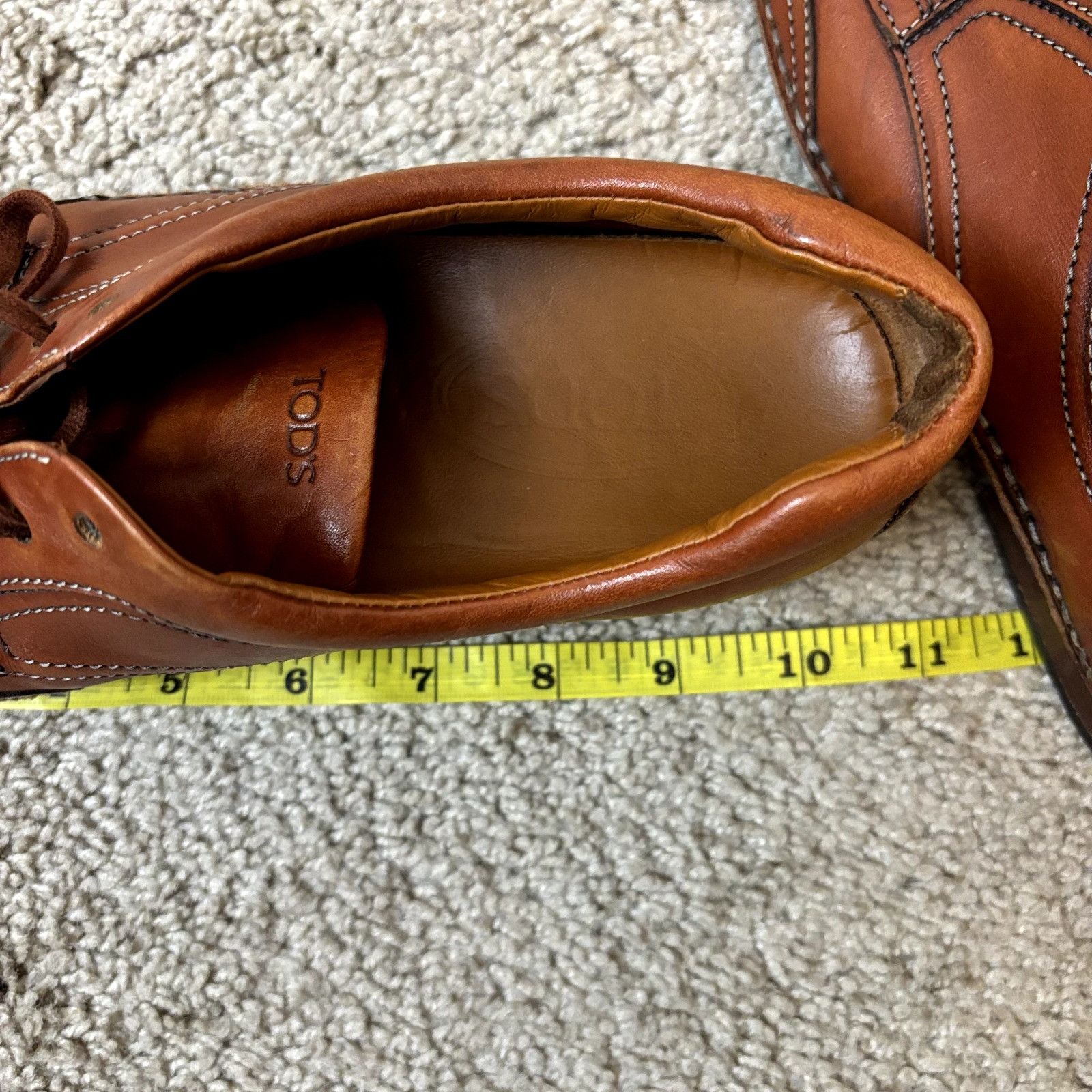 Tod's TOD'S Brown Leather Wingtip Brogues - Size 39 EU Men's Lace- Size US 7 / EU 40 - 16 Thumbnail