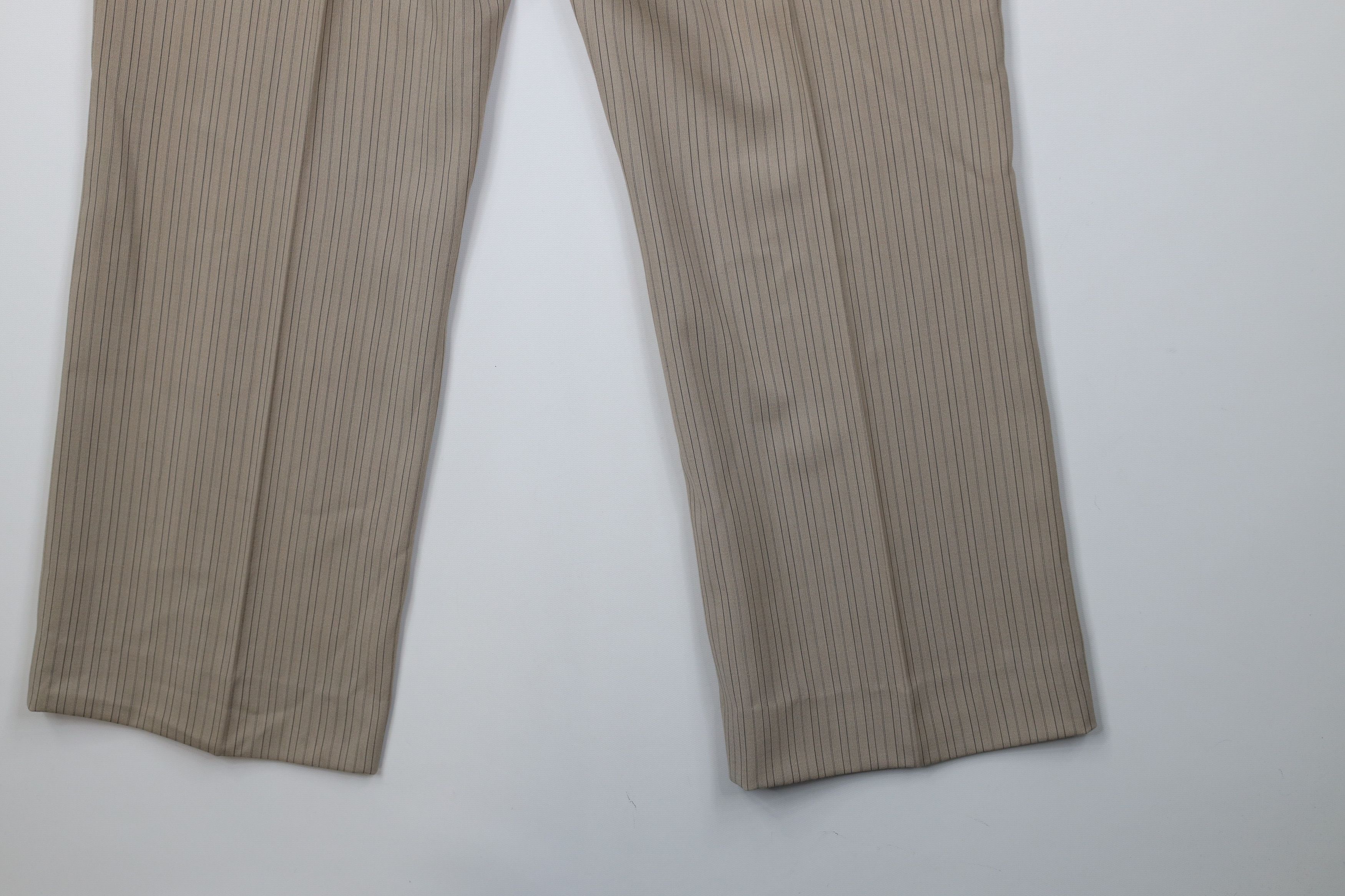 Vintage Vintage 60s 70s Rockabilly Pinstriped Wide Leg Chino Pants Size US 34 / EU 50 - 14 Thumbnail