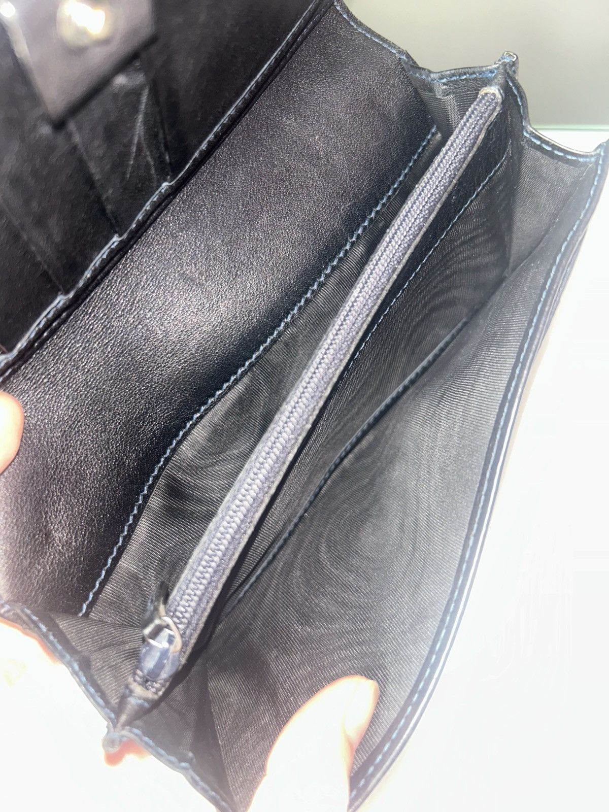 Gucci Gucci Guccissima Leather Dark Navy Blue Continental Wallet Size ONE SIZE - 6 Thumbnail