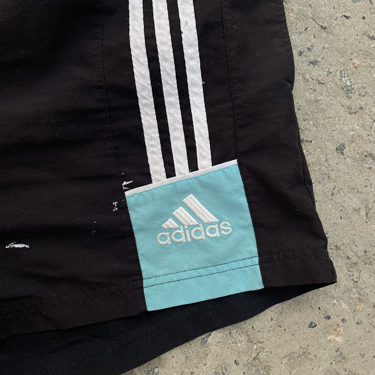 Hypebeast Vintage Adidas Shorts Swimwear Y2K 90s Distressed Size US 33 - 3 Thumbnail