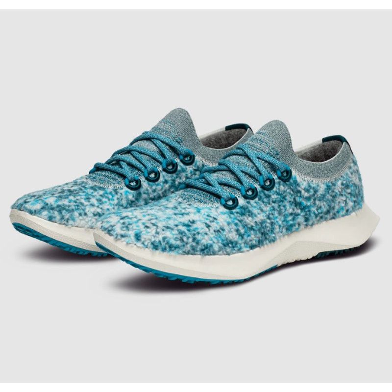 Allbirds Allbirds Wool Dasher Fluffs Sneaker Teal/Deep Emerald 5.5 Size US 5.5 / IT 35.5 - 1 Thumbnail