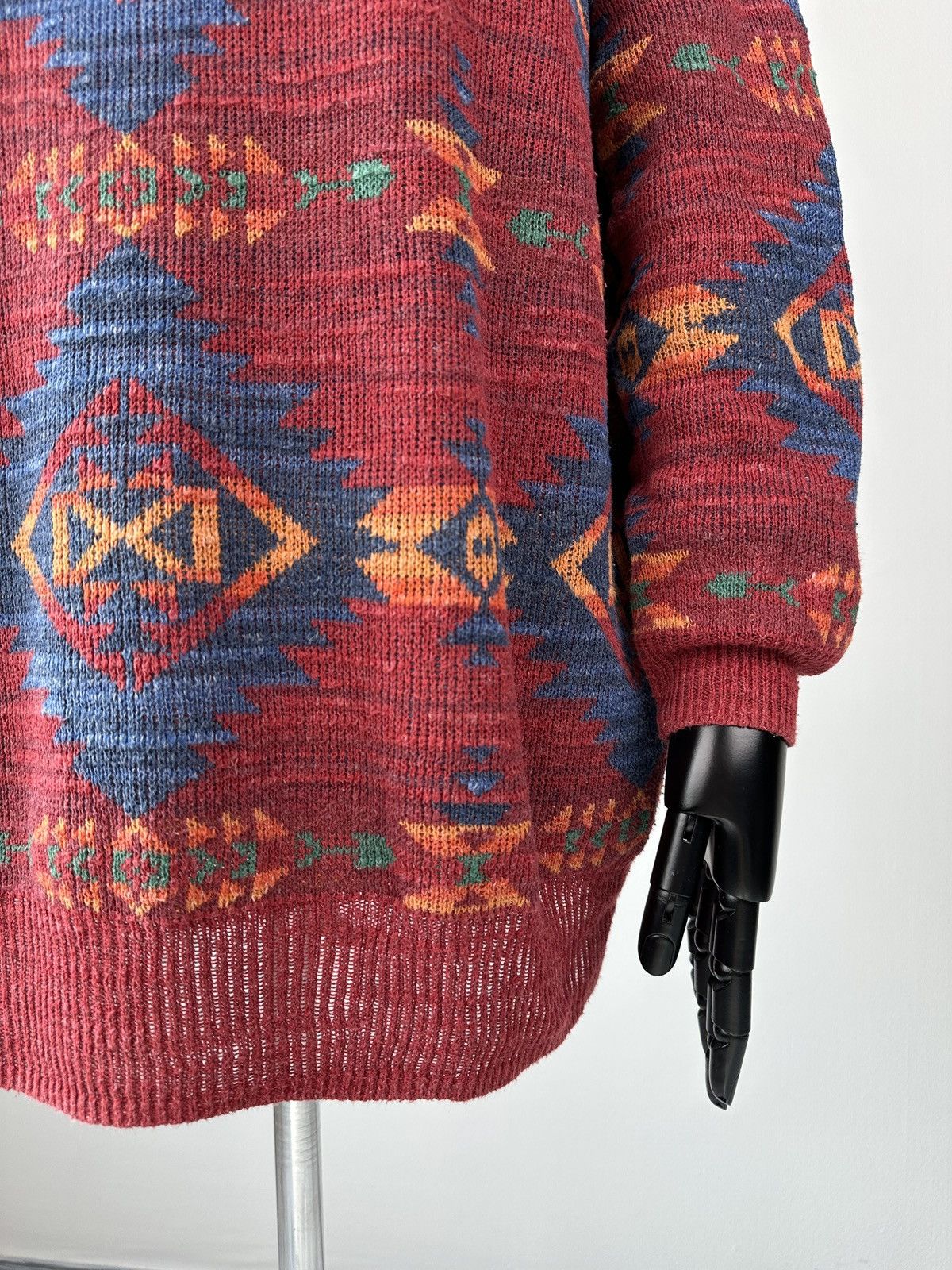 Denim & Supply Ralph Lauren DENIM & SUPPLY RALPH LAUREN Aztec Pattern Cotton Sweater Size M / US 6-8 / IT 42-44 - 7 Thumbnail