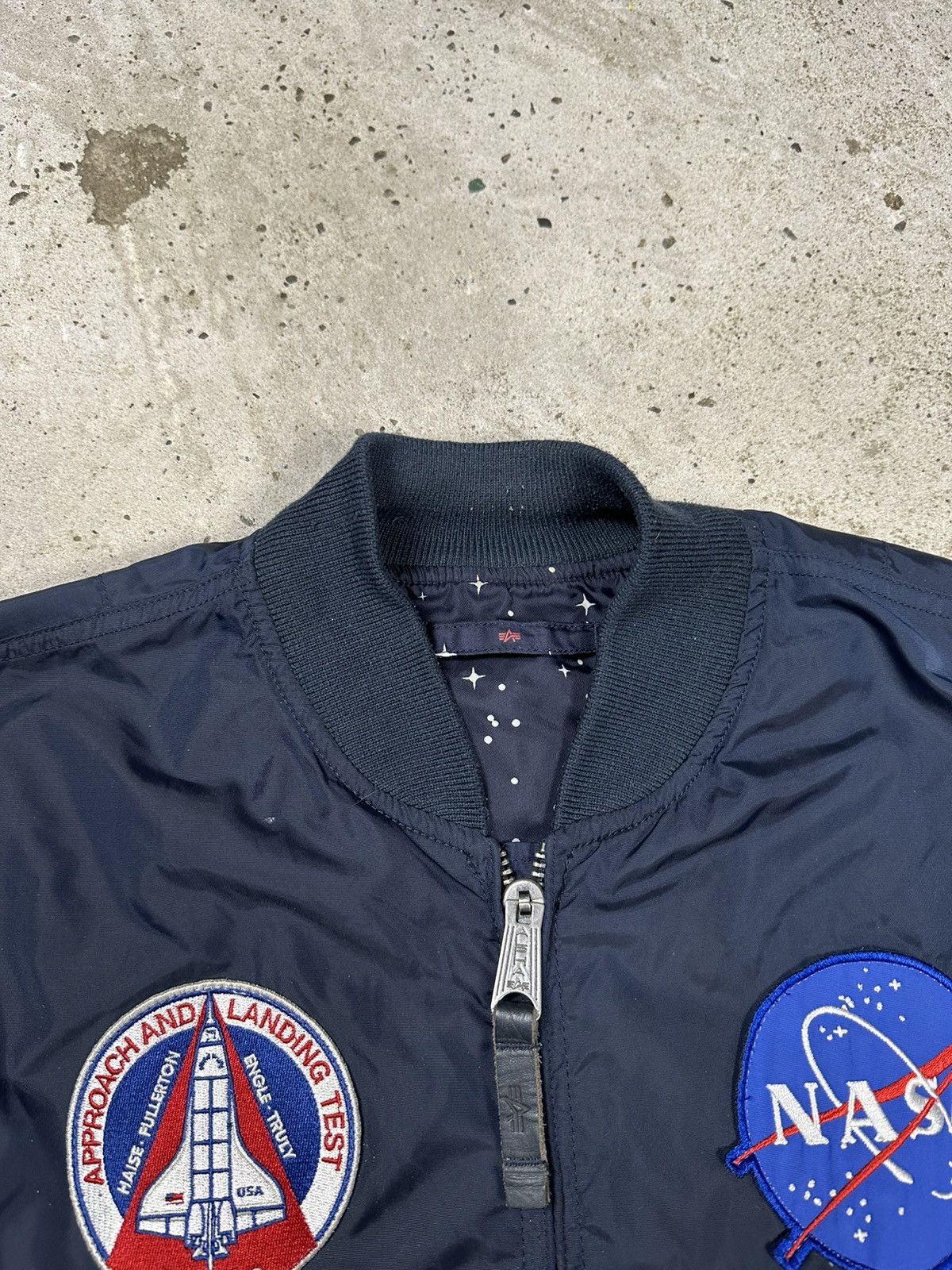 Alpha Industries Alpha Industries MA 1 TT Nasa Reversible Bomber Jacket Flyer Size US M / EU 48-50 / 2 - 11 Thumbnail