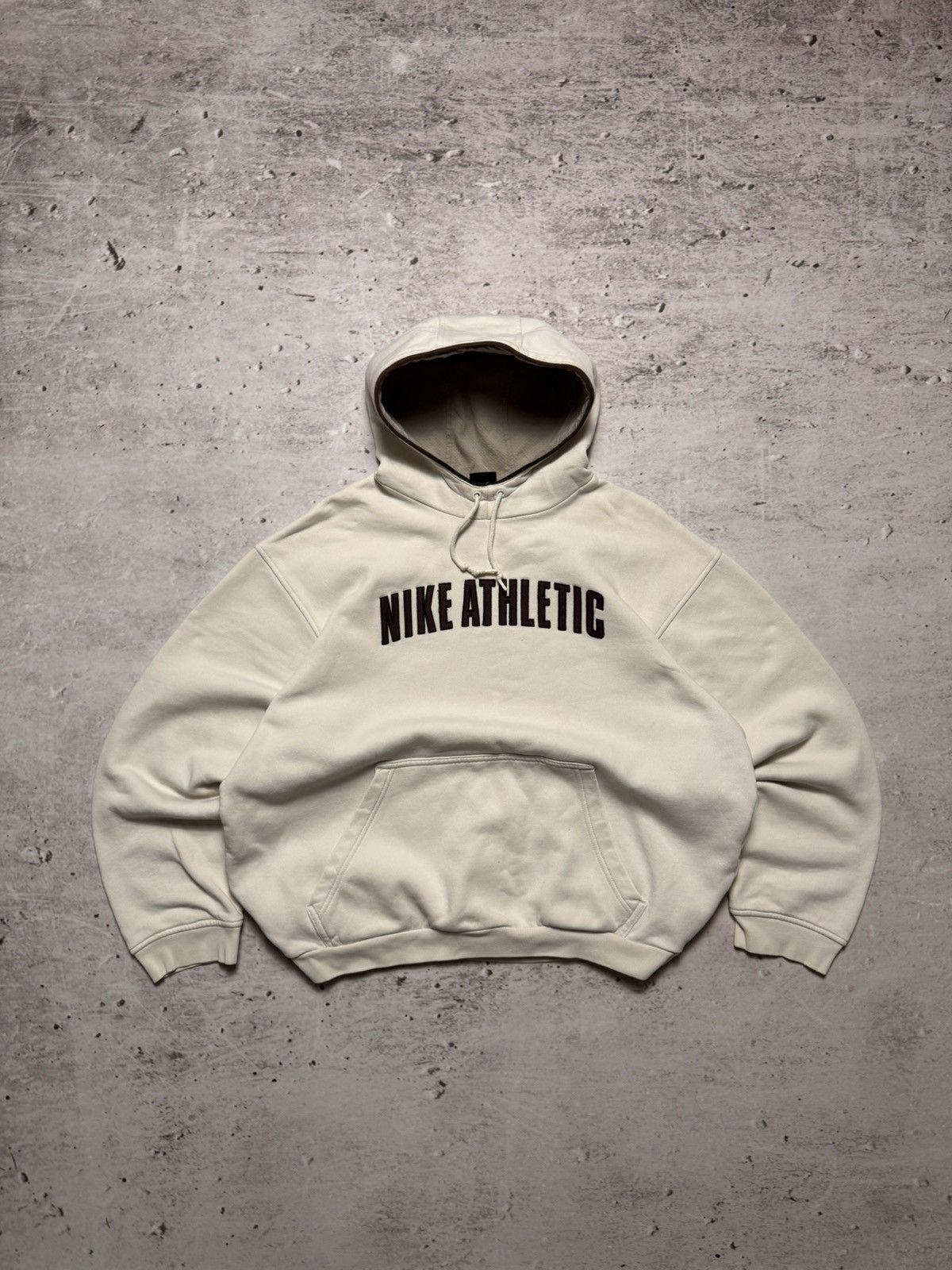 Nike × Vintage NIKE VINTAGE CENTER LOGO OVERSIZE BOXY HOODIE Size US L / EU 52-54 / 3 - 1 Thumbnail