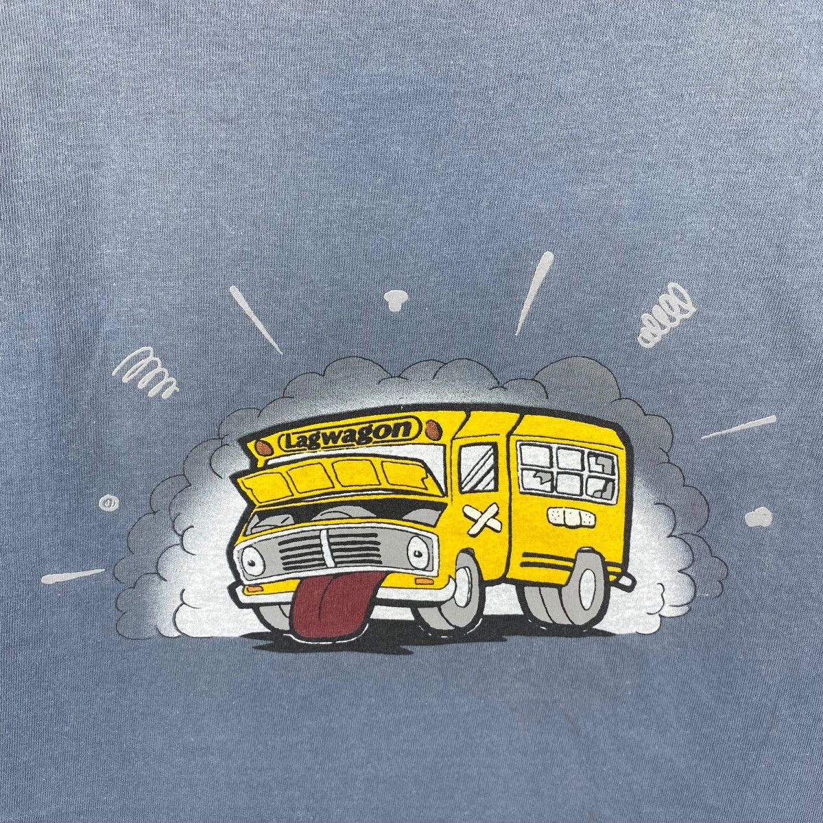 Band Tees Vintage 90's LAGWAGON American Punk Rock Band Faded Tee Size US L / EU 52-54 / 3 - 2 Thumbnail