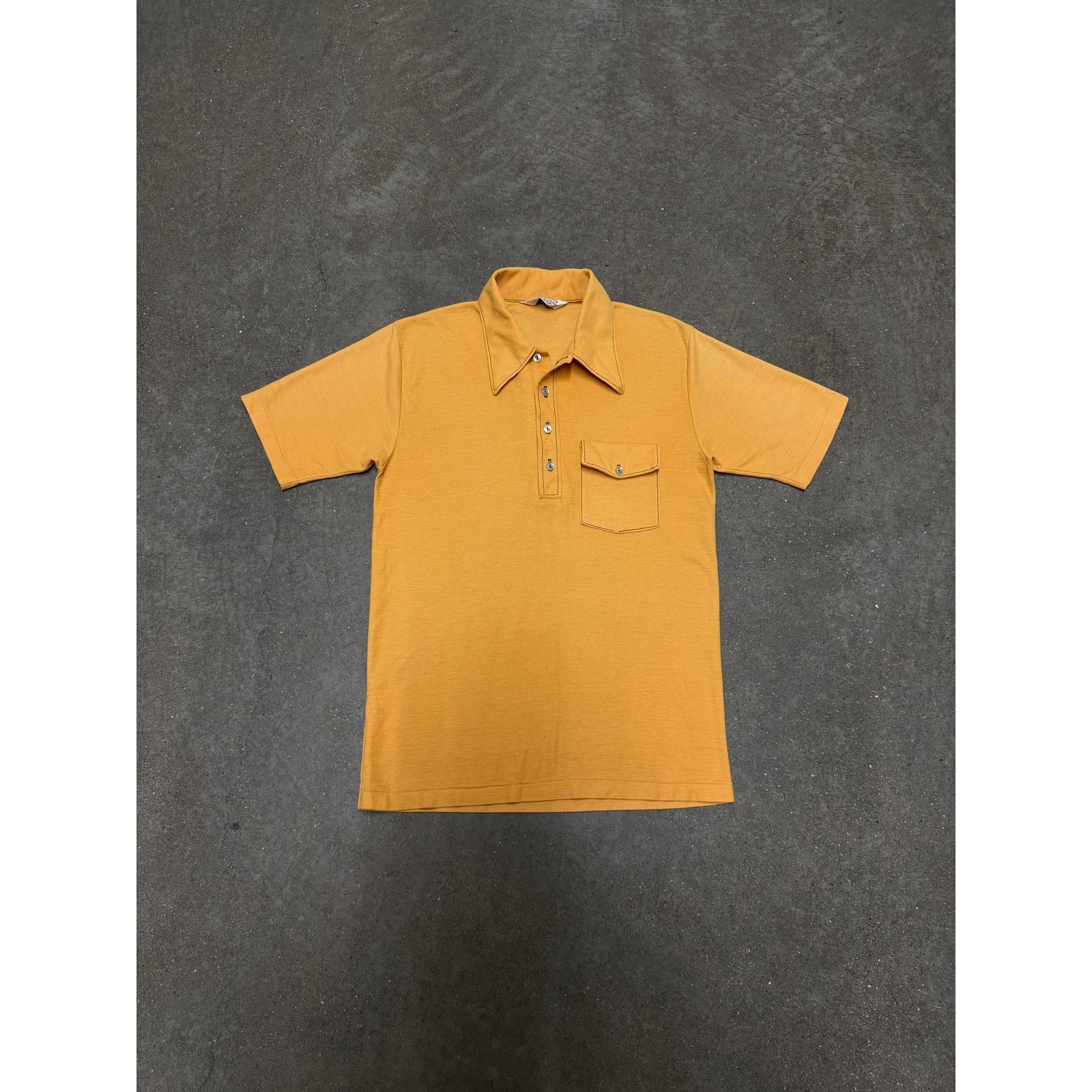 Vintage Vintage 1970s Single Stitch Polo Shirt Size US M / EU 48-50 / 2 - 1 Thumbnail