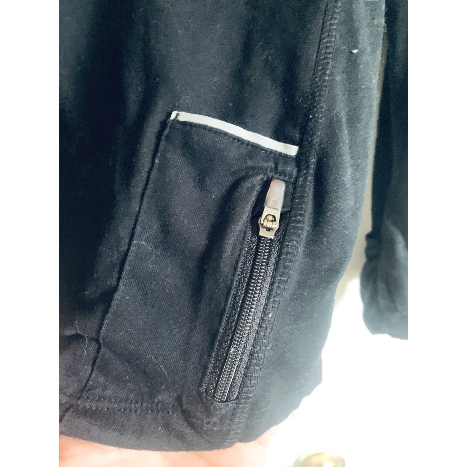 Nike Nike Running Pullover Hoodie Black Foldover Hands Thumbholes Size Small Girls Women S Small Hoodie Dri-Fit Size S / US 4 / IT 40 - 5 Thumbnail