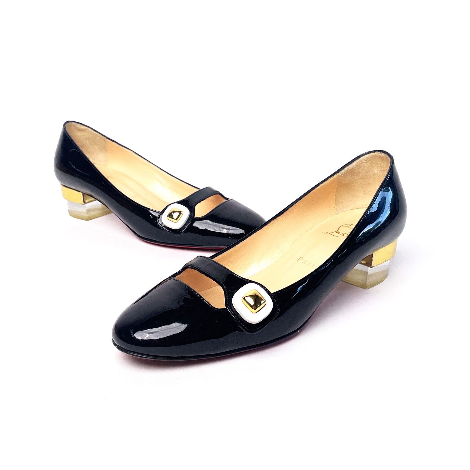 Christian Louboutin Patent Mary Janes Size US 7.5 / IT 37.5 - 3 Thumbnail