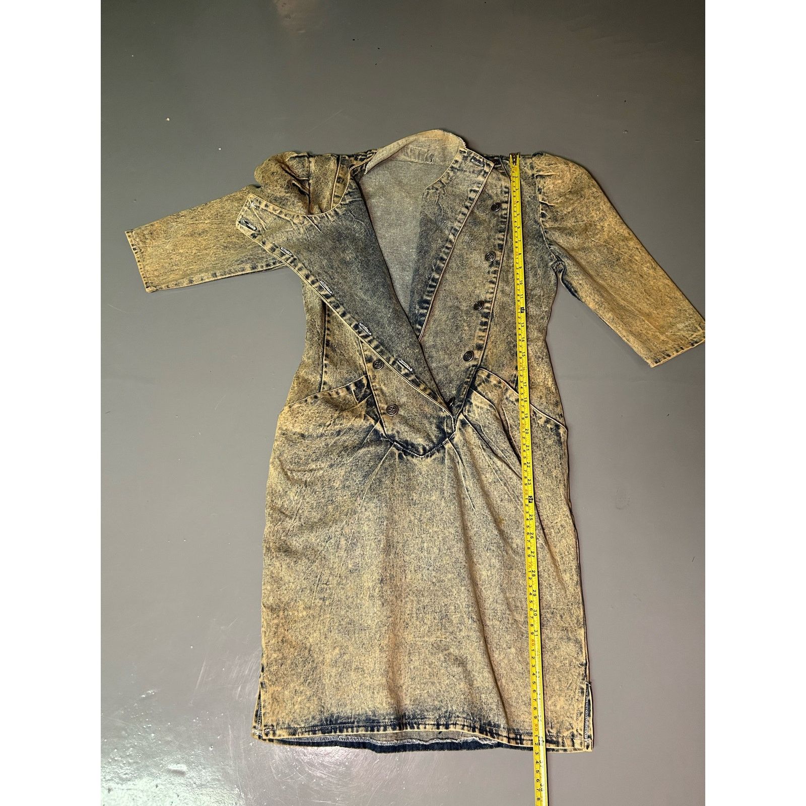 Vintage Extra Blues Vintage Denim Dress Size 5 Size S / US 4 / IT 40 - 2 Thumbnail