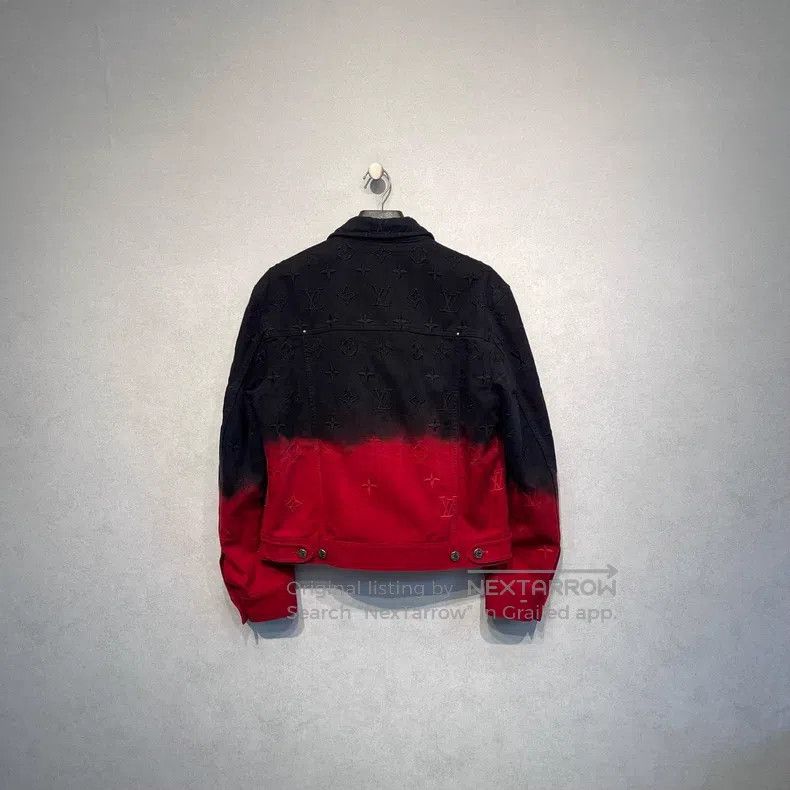 Louis Vuitton Louis Vuitton Black and red patchwork logo full-print deni Size US M / EU 48-50 / 2 - 2 Thumbnail