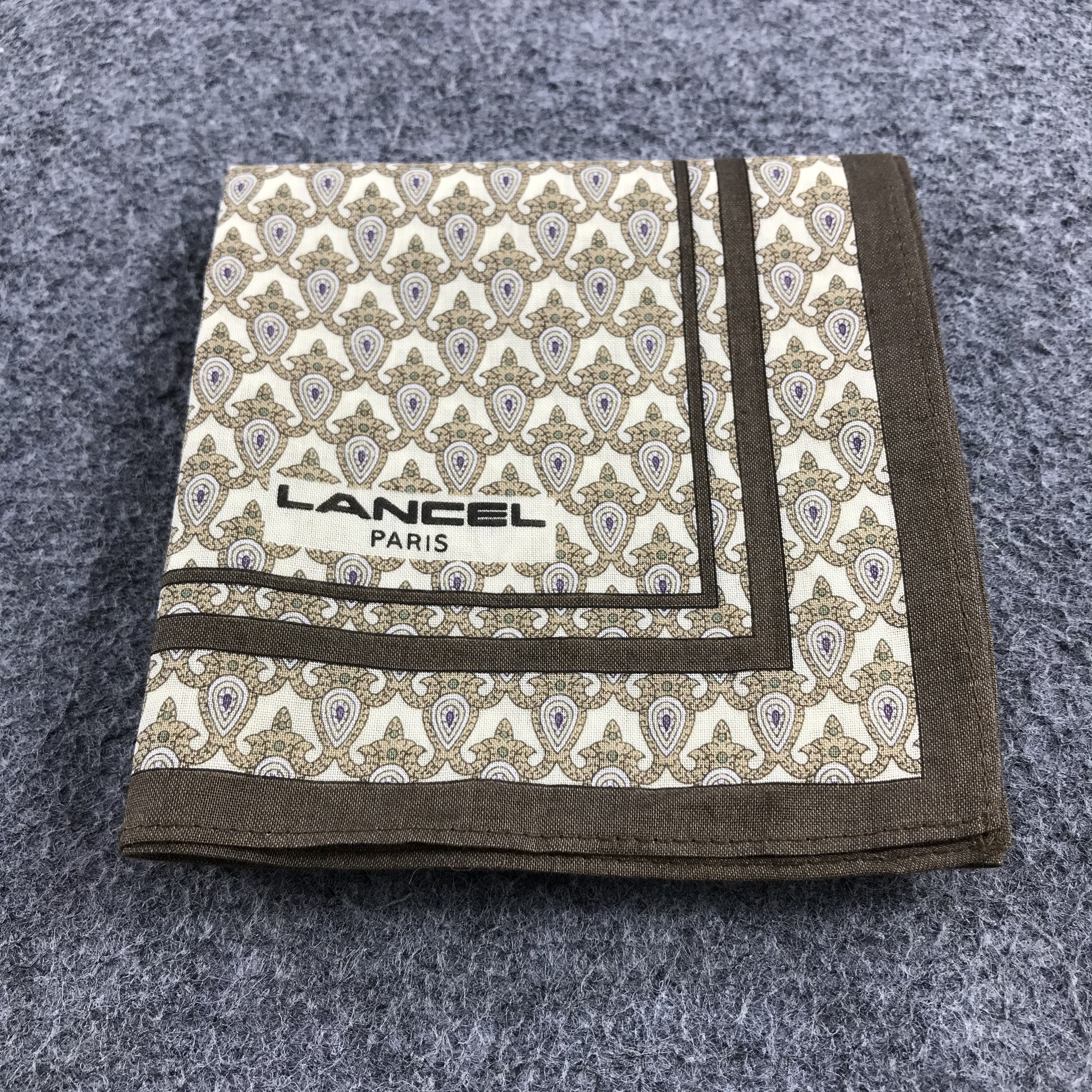 Lancel × Vintage Lancel Handkerchief Neckerchief Bandana H1300 Size ONE SIZE - 5 Thumbnail