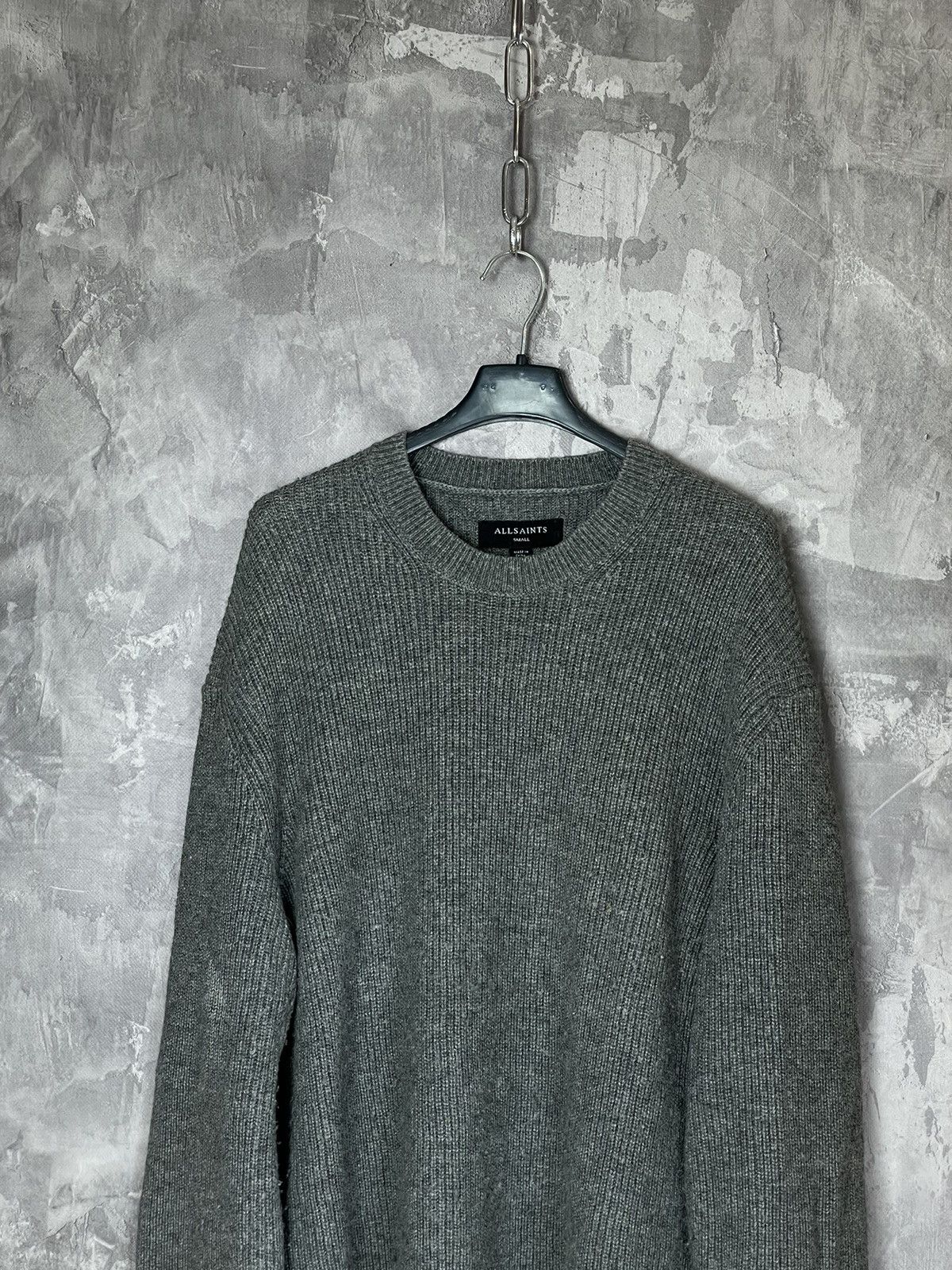Allsaints Allsaints heavyweight knit fisherman japan style sweater Y2K Size US S / EU 44-46 / 1 - 2 Thumbnail
