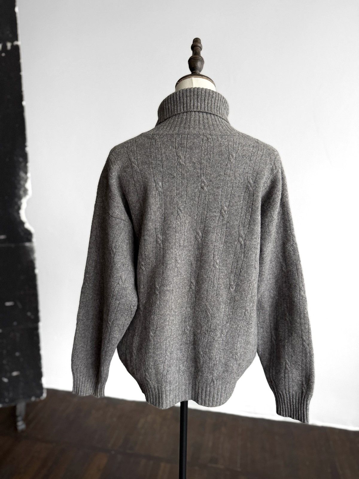 United Colors Of Benetton United Colors of Benetton Wmns Grey Pure Lambswool Sweater Size M / US 6-8 / IT 42-44 - 2 Thumbnail