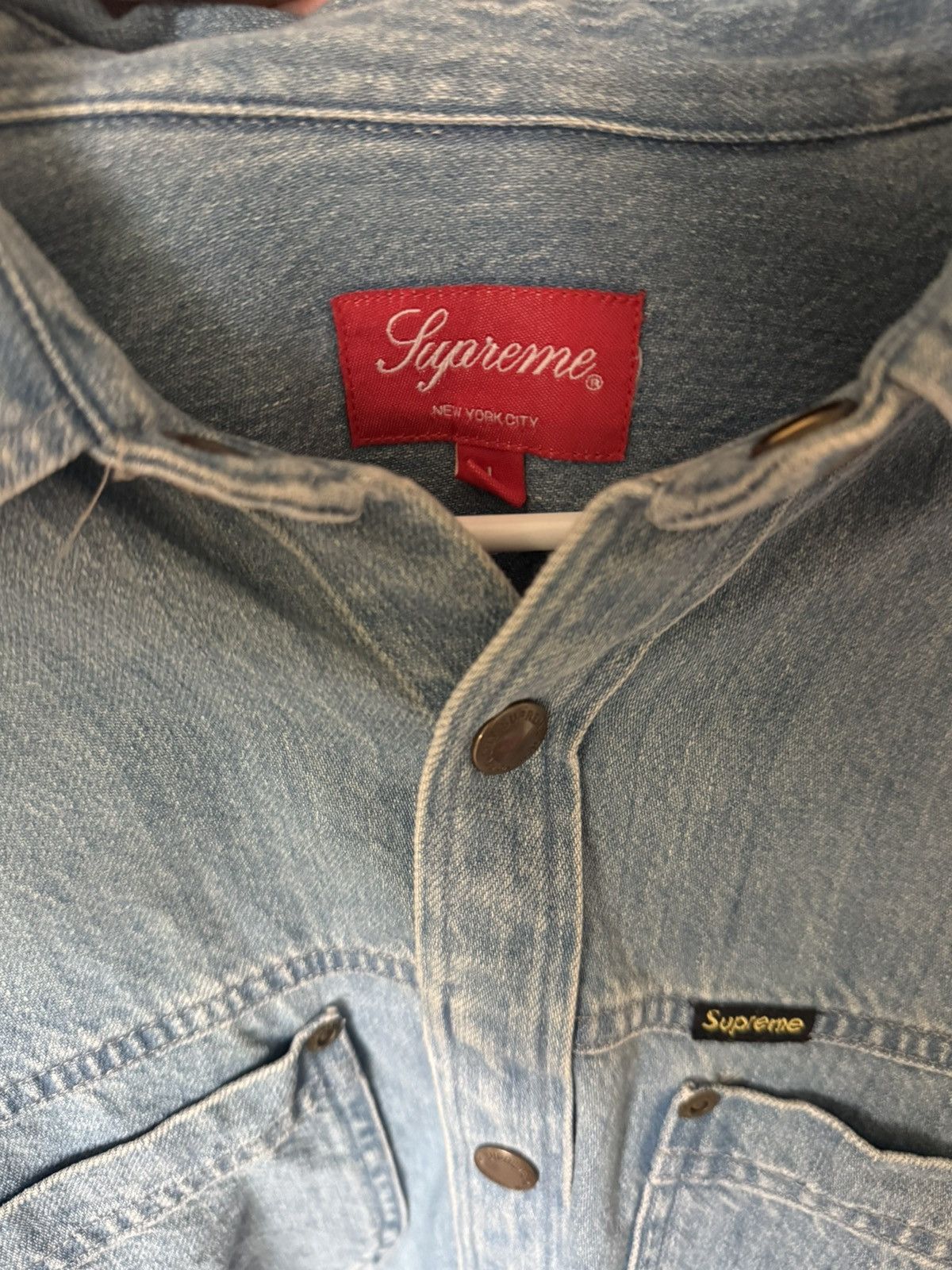 Supreme Supreme Denim Jacket Size US L / EU 52-54 / 3 - 3 Thumbnail