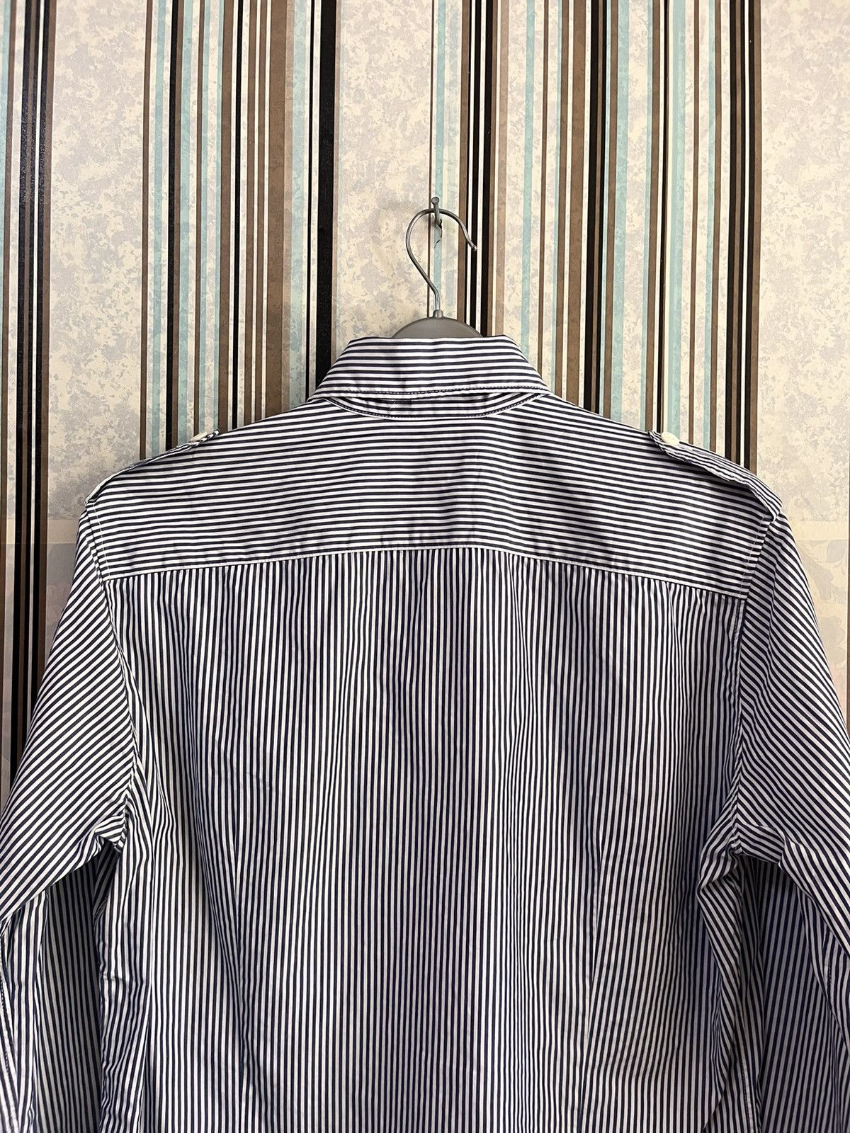 Umit Benan oniki designer striped two tone fashion #E5 Size US S / EU 44-46 / 1 - 4 Thumbnail