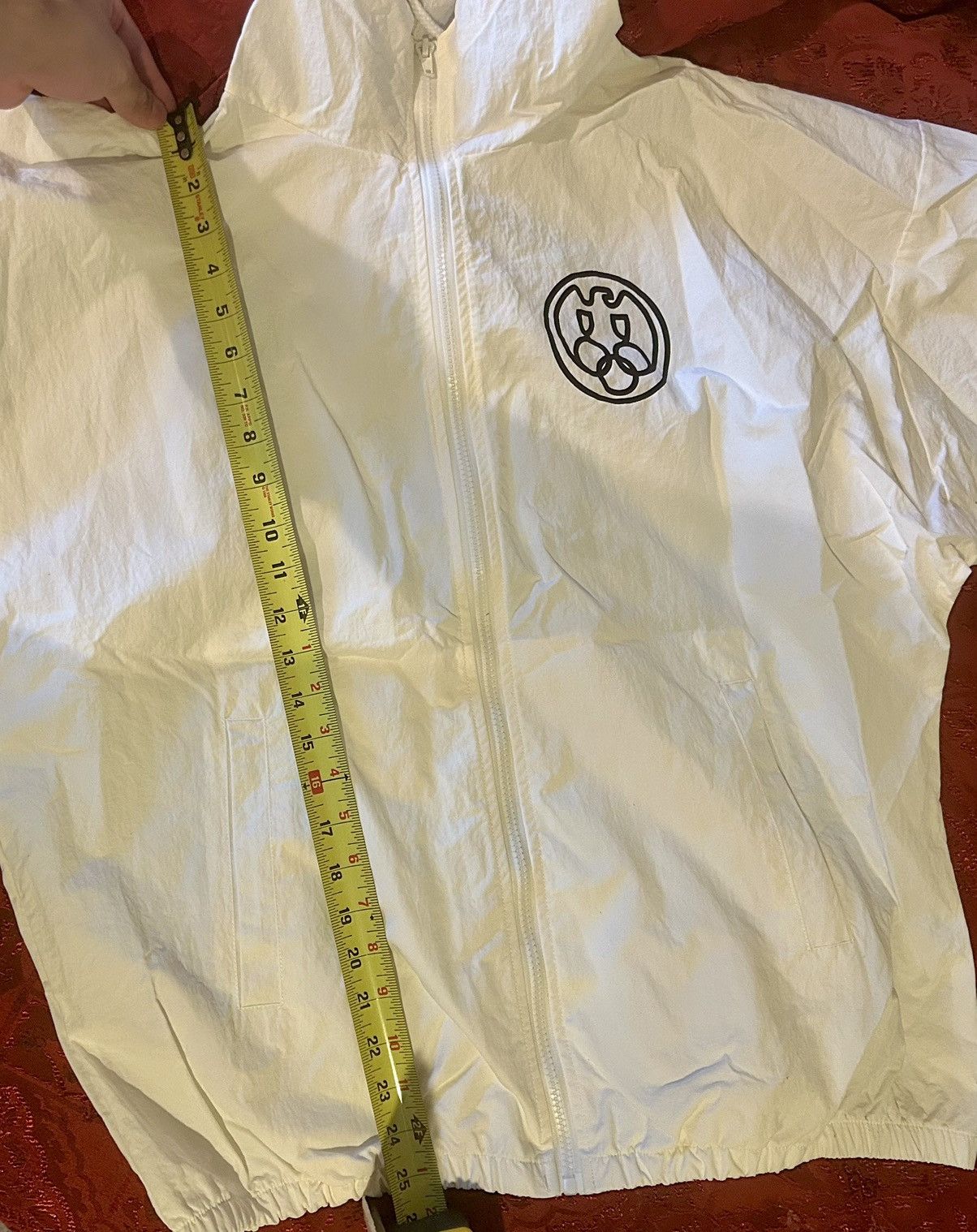 Gosha Rubchinskiy YZY x Gosha Rubchinskiy Nylon Windbreaker White - Size M Size US M / EU 48-50 / 2 - 4 Thumbnail