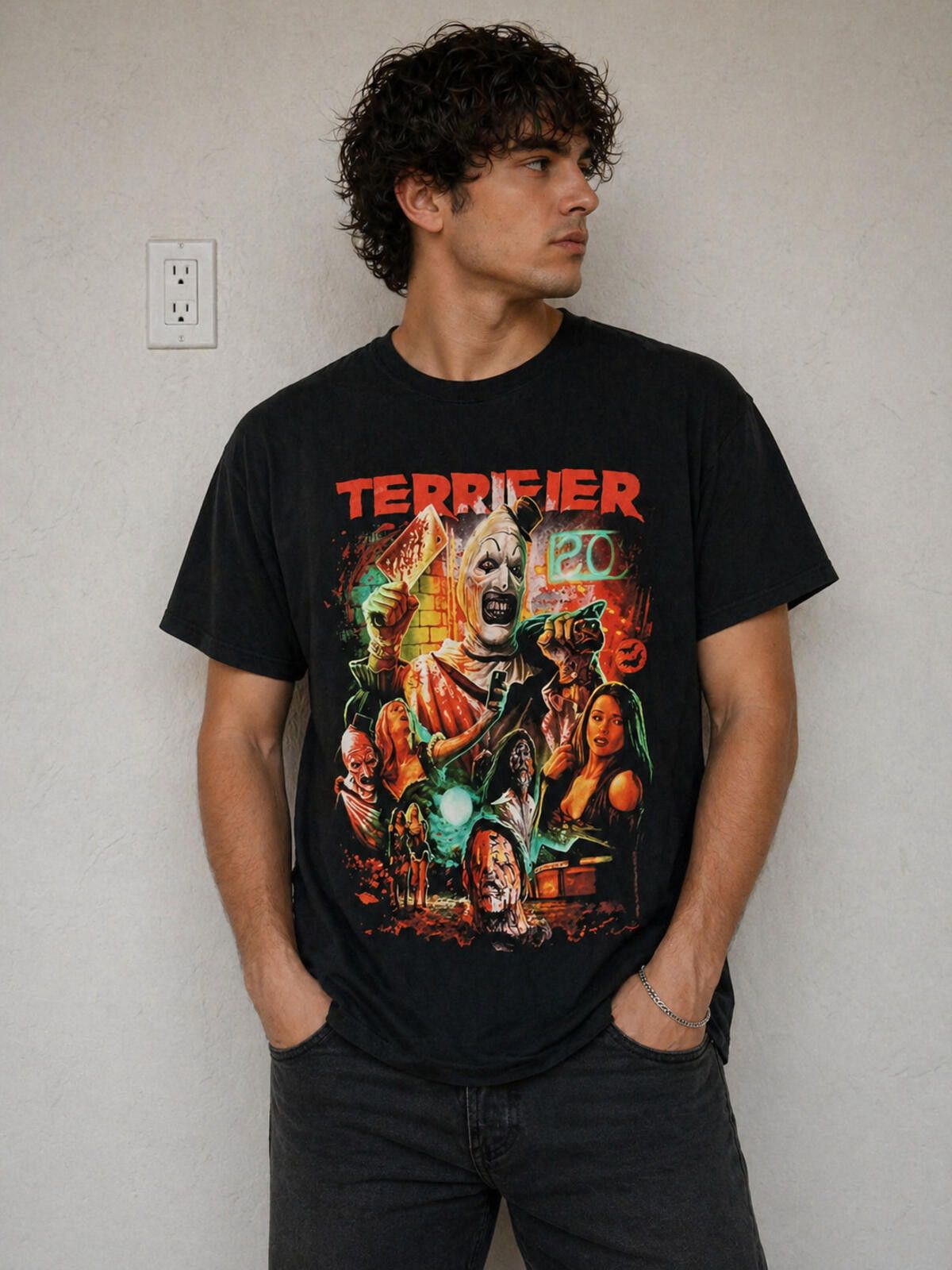 Other Art The Clown Terrifier Tshirt men’s xxl horror statement Size US XXL / EU 58 / 5 - 1 Thumbnail