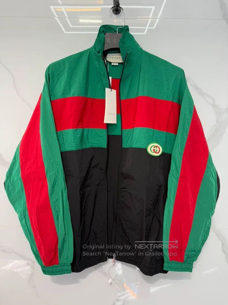 Gucci Gucci Red and green stitched jacket Size US M / EU 48-50 / 2 - 1 Thumbnail